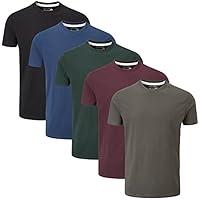 Algopix Similar Product 9 - Charles Wilson 5 Pack Plain Crew Neck