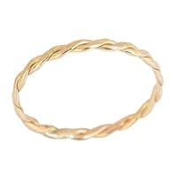 Algopix Similar Product 6 - Toe Ring Gold Filled Braid Sized Fitted