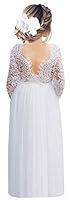 Algopix Similar Product 4 - 2Bunnies Girl Peony Lace Back ALine