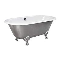 Algopix Similar Product 4 - MAYKKE Rosa 60 Cast Iron Clawfoot