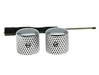 Algopix Similar Product 18 - KAISH Set of 2 Chrome Metal Guitar Dome