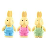 Algopix Similar Product 8 - Crazy Night 10pcs Animal Rabbit Erasers