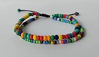 Algopix Similar Product 13 - Beaded Bracelet Adjustable Colorful