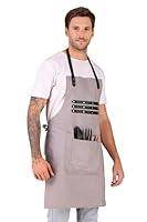 Algopix Similar Product 10 - Leather apron for men Personalized