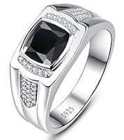 Algopix Similar Product 14 - Yaresul Black Onyx Ring for Men Mens