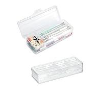 Algopix Similar Product 2 - BTSKY Clear Double Deck Pencils Box