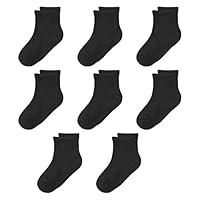 Algopix Similar Product 11 - MINI PANDA crew socks for girls 8 pairs