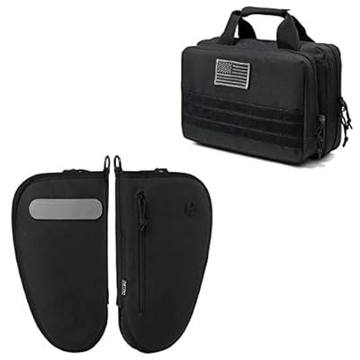 Best Deal for DBTAC Single Padded Pistol Bag Large (Black Camo) + Range