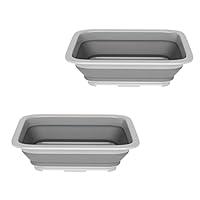 Algopix Similar Product 17 - Set of 2 Multipurpose Wash Bins 