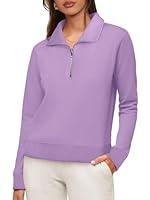 Algopix Similar Product 3 - WIHOLL Womens Sweatshirts Half Zip