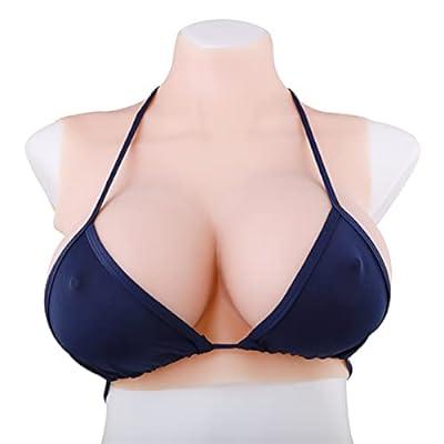 B -G Cup High Collar Silicone Breast Breast Forms Gel Filling Fake Boobs  Breastplates for Crossdressers Transgenders Mastectomy Cosplay : :  Clothing, Shoes & Accessories