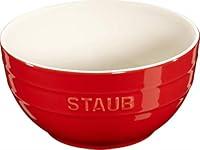 Algopix Similar Product 17 - Staub Ceramic Bowl 6.5-inch Cherry Red