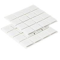 Algopix Similar Product 11 - 32 Felt pads, 19 x 19 mm, white