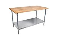 Algopix Similar Product 16 - John Boos SNS09 Maple Wood Top Stallion