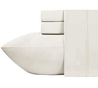 Algopix Similar Product 17 - ARlinen Cotton Sheets Set Ivory Solid