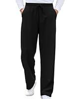 Algopix Similar Product 1 - TURAND Black Pants Men Elastic Waist