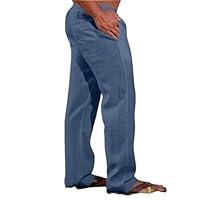 Algopix Similar Product 14 - YSERB Mens Casual Linen Pants Big and