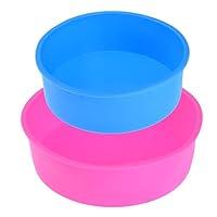 Algopix Similar Product 8 - Uarter Round Silicone Cake Pan Baking