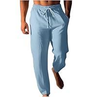 Algopix Similar Product 5 - Sdeycui Mens Linen Pants Casual