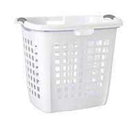 Algopix Similar Product 17 - Sterilite White Plastic Laundry Basket