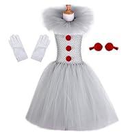 Algopix Similar Product 10 - Kids Girl Clown Costume Dress Up Dress