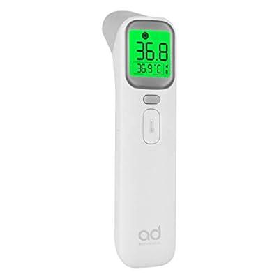 Touchless InfraredForehead Thermometer for Body and Surface Temperature,  Fahrenheit/Celsius, Babies, Kids, Adults, Digital LED Color Screen, Beep