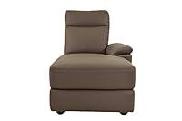 Algopix Similar Product 5 - Benzara Leather Upholstered Chaise Sofa