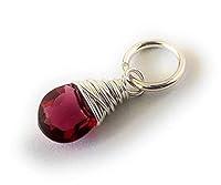 Algopix Similar Product 9 - Imitation July Birthstone Pendant Charm