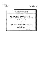 Algopix Similar Product 20 - FM 1710 ARMORED FORCE FIELD MANUAL