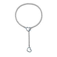 Algopix Similar Product 9 - Heart Slip Chain Necklace for Women