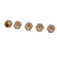 Algopix Similar Product 1 - uxcell 5 x 14 to 12 Thread Brass