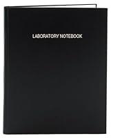 Algopix Similar Product 1 - BookFactory Black A4 Lab Notebook  168