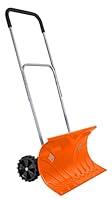 Algopix Similar Product 15 - Ivation Snow Pusher Shovel with Wheels