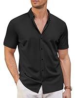 Algopix Similar Product 11 - COOFANDY Mens Shirt Summer Untucked
