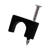 Algopix Similar Product 19 - QualGear 6mm Cable Clips Black 100