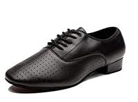 Algopix Similar Product 5 - NLeahershoe Breathable Laceup Dancing