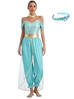 Algopix Similar Product 5 - Agoky Womens 3Pcs Arabian Princess