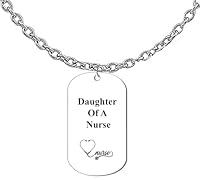 Algopix Similar Product 14 - Daughter Of A Nurse Dog Tag On A