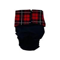 Algopix Similar Product 10 - Barkertime Holiday Red Plaid on Black