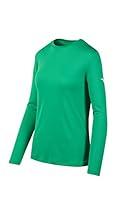 Algopix Similar Product 3 - Mizuno Womens Long Sleeve Tee Kelly