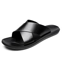 Algopix Similar Product 18 - Abborora Men Cross Slide Sandals Slip