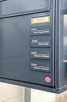 Algopix Similar Product 18 - iFuntecky Plate Anthracite 85 x 30 mm