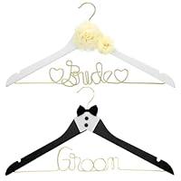 Algopix Similar Product 7 - Yousoontic Wedding Hanger Bride and