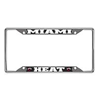 Algopix Similar Product 18 - FANMATS 14862 Miami Heat Chrome Metal