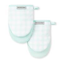 Algopix Similar Product 9 - KitchenAid Gingham Mini Oven Mitt