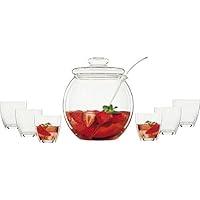 Algopix Similar Product 10 - Bohemia Cristal Libera 9Pieces Punch