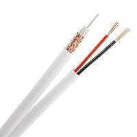 Algopix Similar Product 13 - Cmple Siamese RG592DC White 500FT