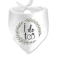 Algopix Similar Product 10 - I Do Too Engagement Wedding Dog