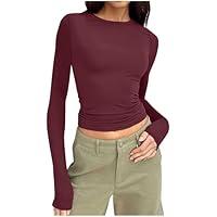 Algopix Similar Product 17 - Womens Long Sleeve Shirts Tight Fitted