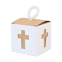 Algopix Similar Product 15 - LASLU Party Candy Boxes for Baptism